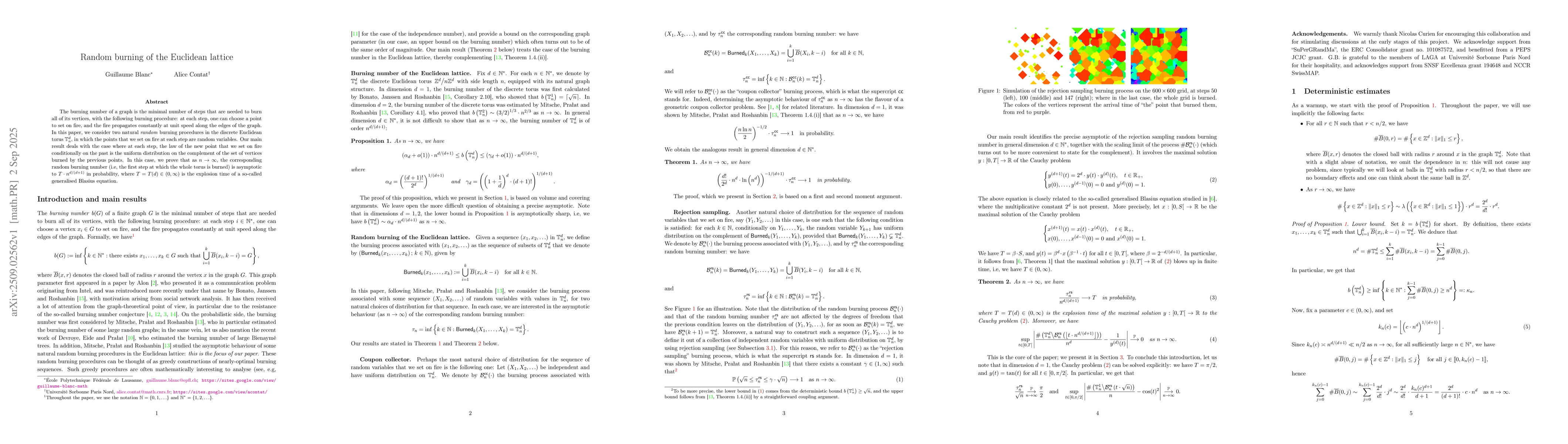 Thumbnail for Random burning of the Euclidean lattice