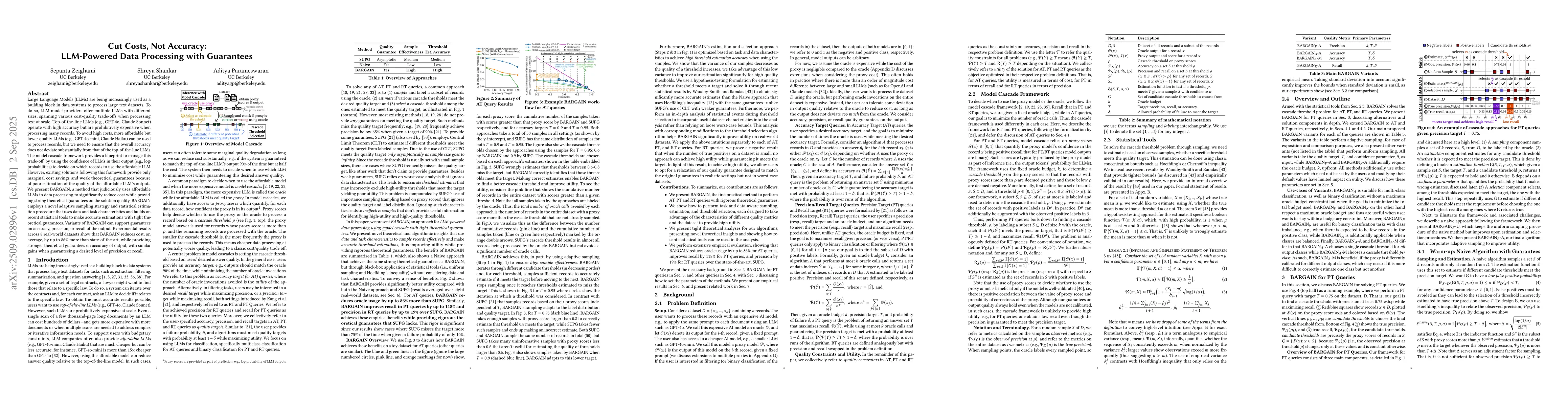Thumbnail for Cut Costs, Not Accuracy: LLM-Powered Data Processing with Guarantees