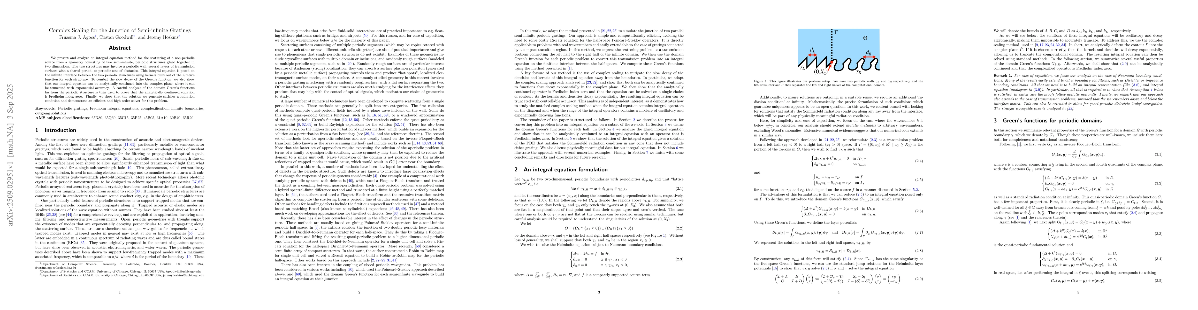 Thumbnail for Complex Scaling for the Junction of Semi-infinite Gratings
