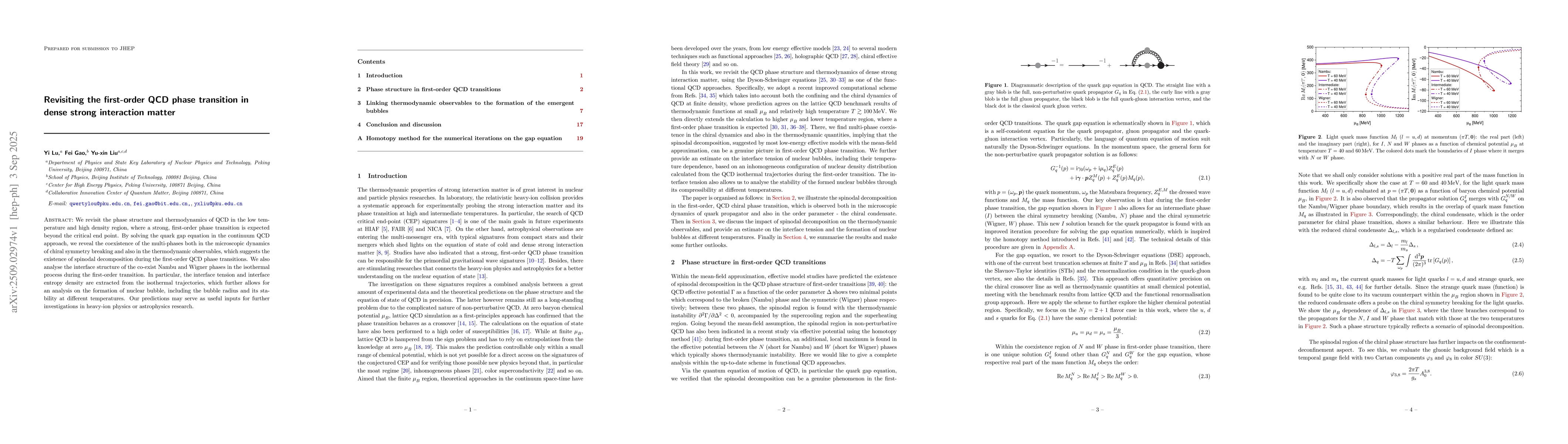 Thumbnail for Revisiting the first-order QCD phase transition in dense strong
  interaction matter