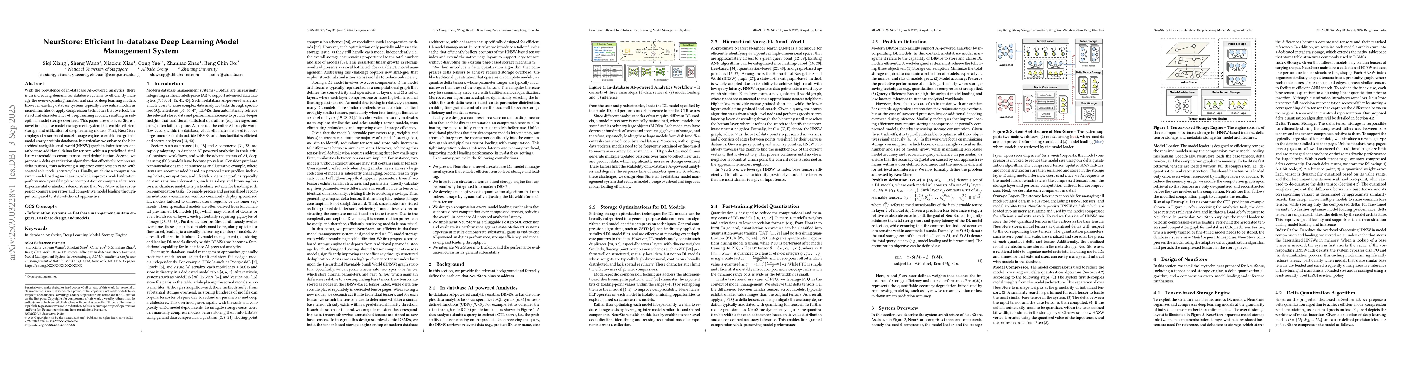 Thumbnail for NeurStore: Efficient In-database Deep Learning Model Management System