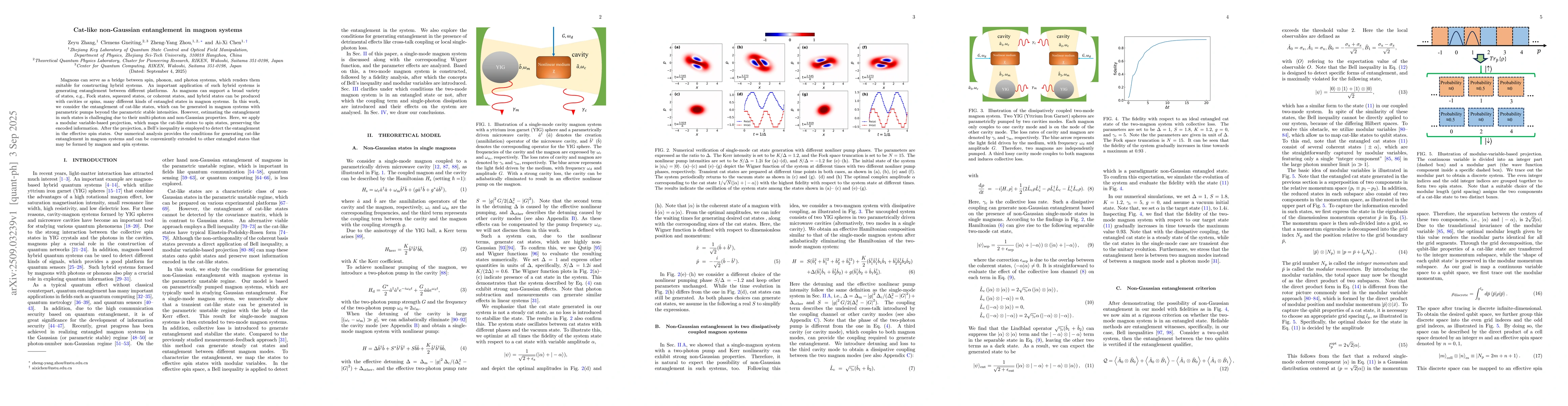 Thumbnail for Cat-state-like non-Gaussian entanglement in magnon systems