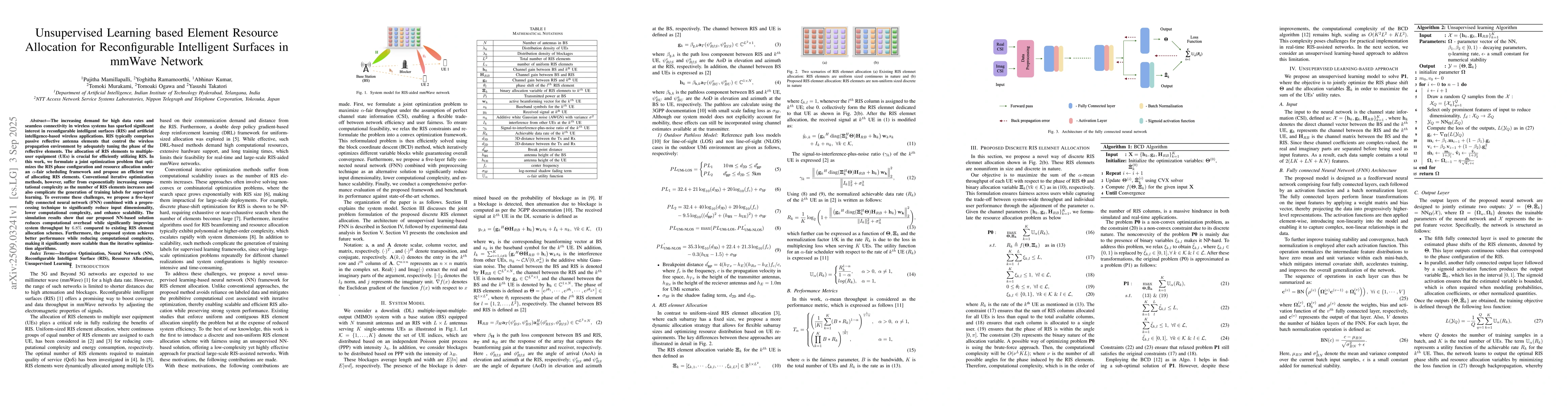 Thumbnail for Unsupervised Learning based Element Resource Allocation for
  Reconfigurable Intelligent Surfaces in mmWave Network