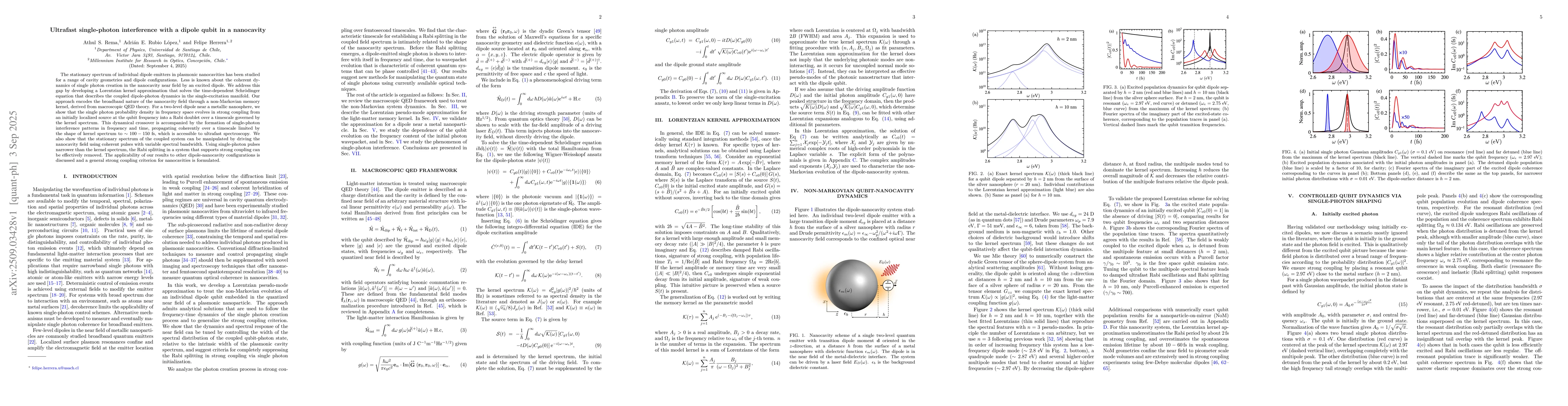 Thumbnail for Ultrafast single-photon interference with a dipole qubit in a nanocavity