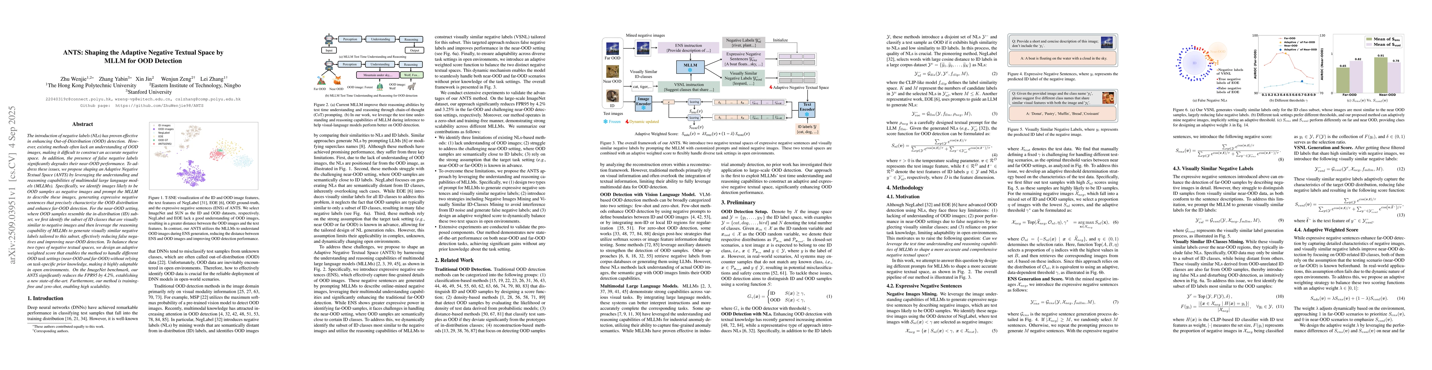 Thumbnail for ANTS: Shaping the Adaptive Negative Textual Space by MLLM for OOD
  Detection