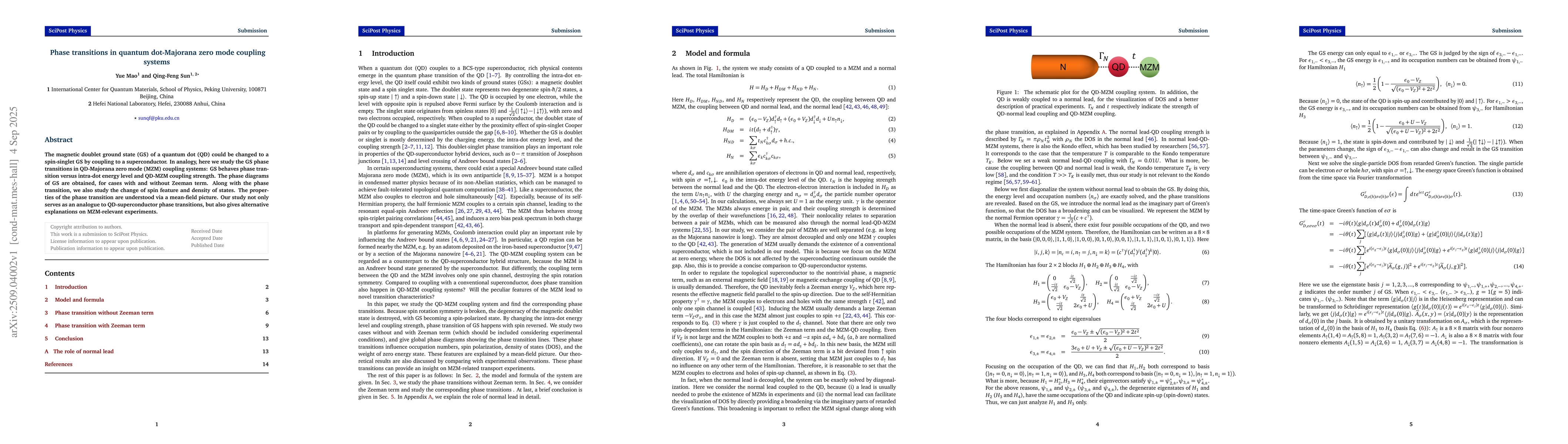Thumbnail for Phase transitions in quantum dot-Majorana zero mode coupling systems