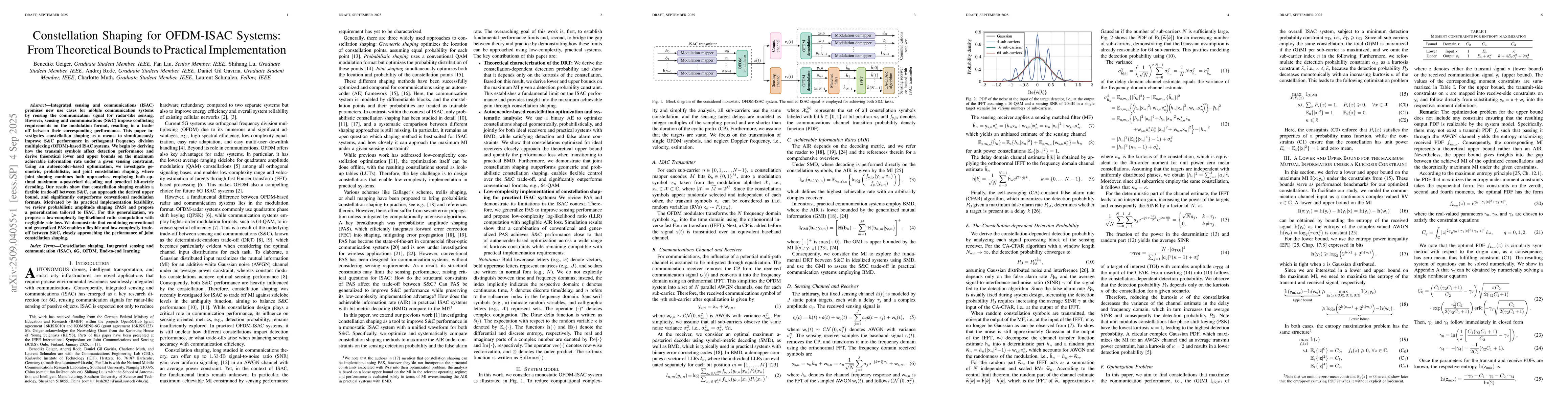 Thumbnail for Constellation Shaping for OFDM-ISAC Systems: From Theoretical Bounds to
  Practical Implementation