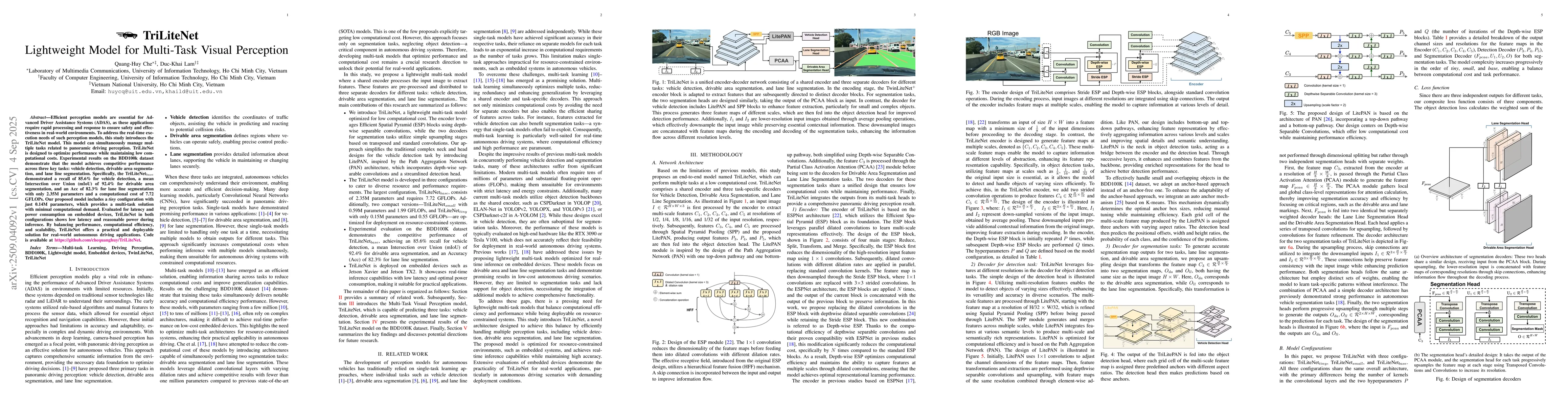 Thumbnail for TriLiteNet: Lightweight Model for Multi-Task Visual Perception