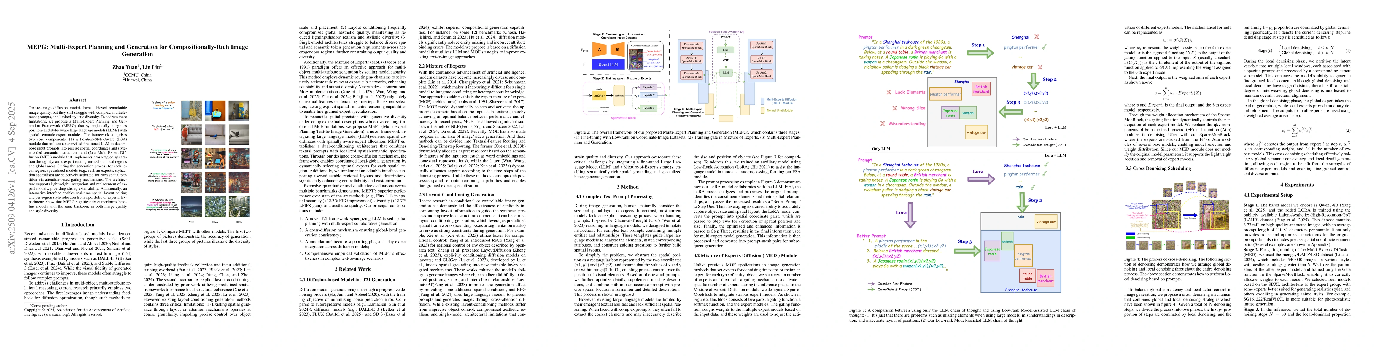 Thumbnail for MEPG:Multi-Expert Planning and Generation for Compositionally-Rich Image
  Generation