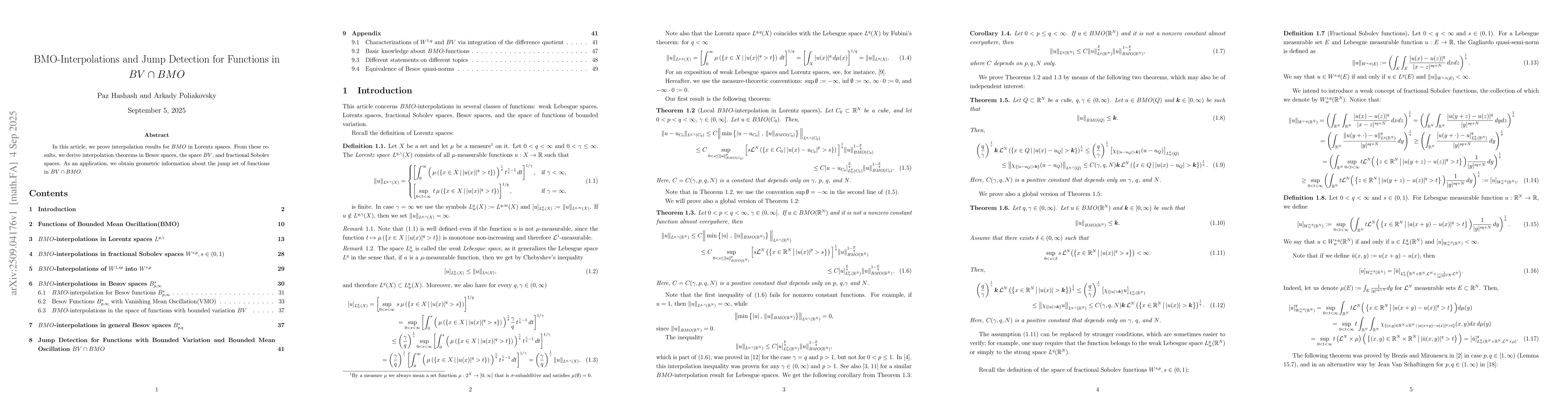 Thumbnail for BMO-Interpolations and Jump Detection for Functions in $BV\cap BMO$