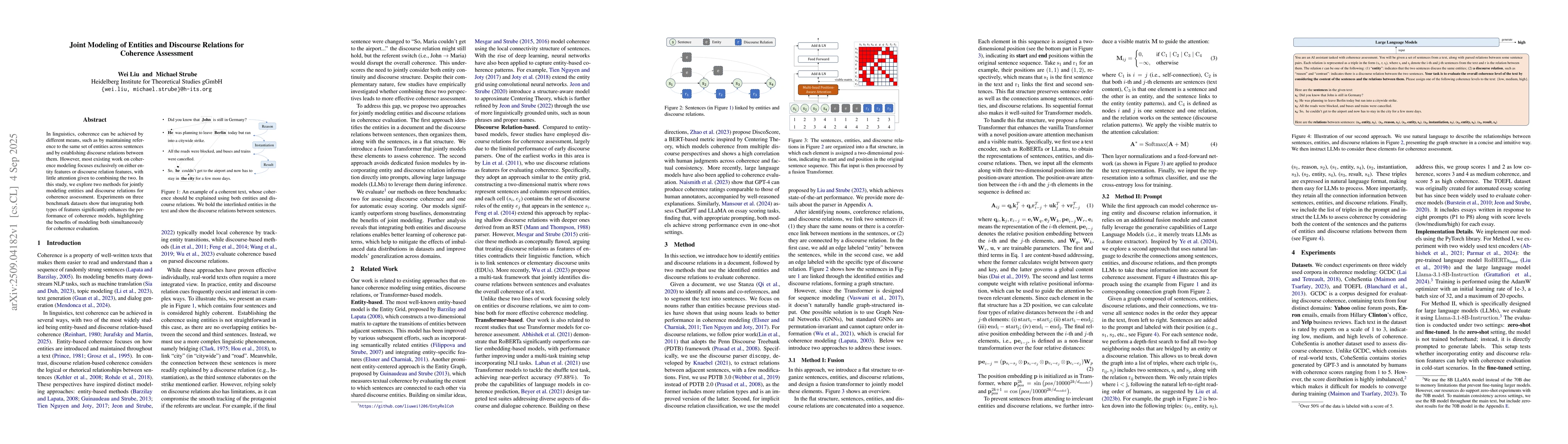 Thumbnail for Joint Modeling of Entities and Discourse Relations for Coherence
  Assessment