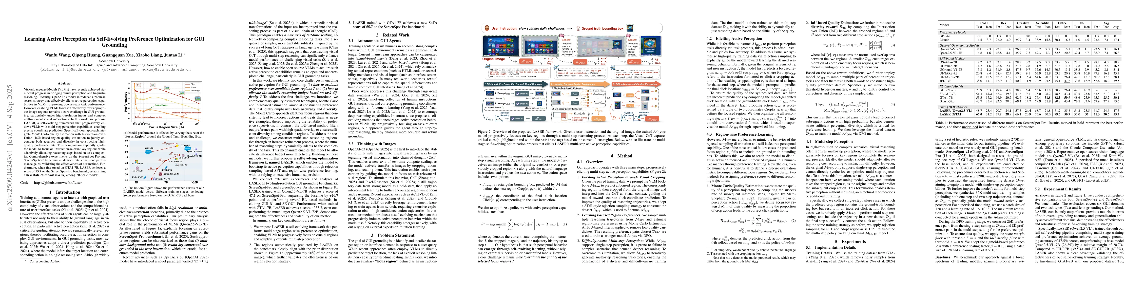 Thumbnail for Learning Active Perception via Self-Evolving Preference Optimization for
  GUI Grounding