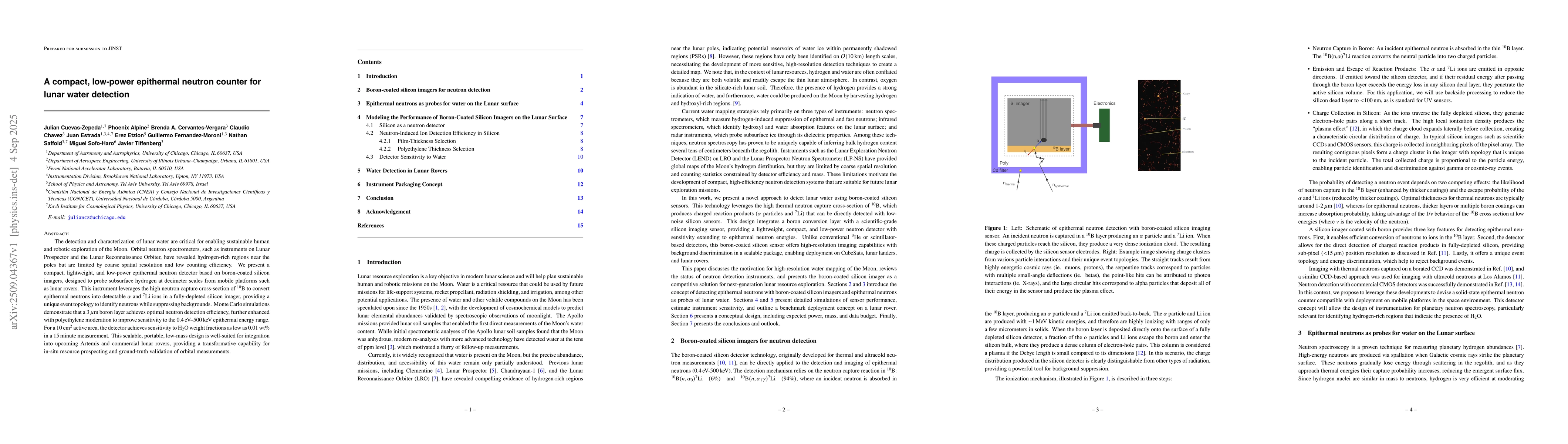 Thumbnail for A compact, low-power epithermal neutron counter for lunar water
  detection