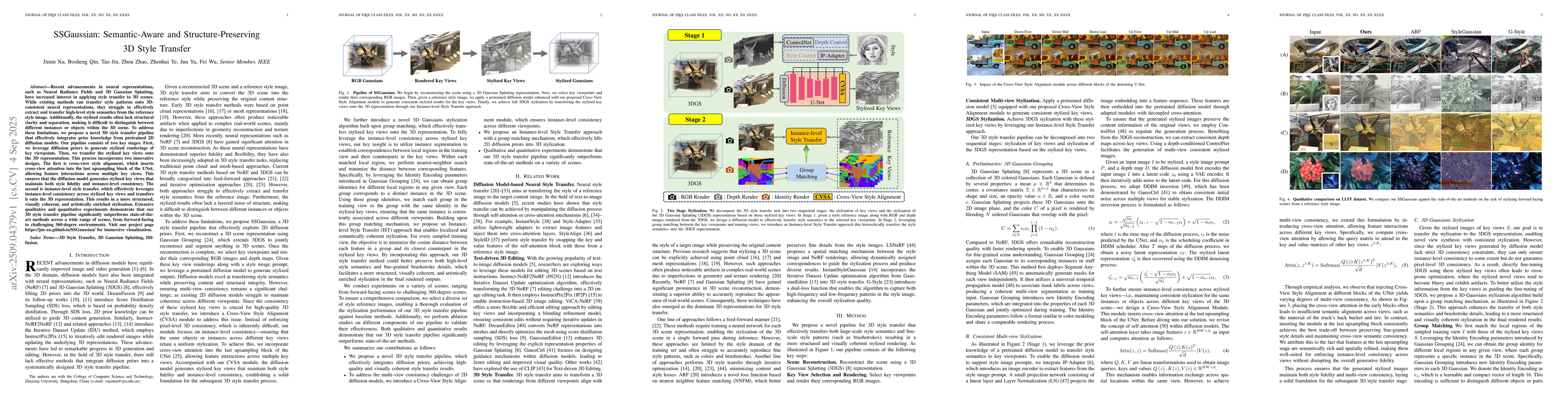 Thumbnail for SSGaussian: Semantic-Aware and Structure-Preserving 3D Style Transfer