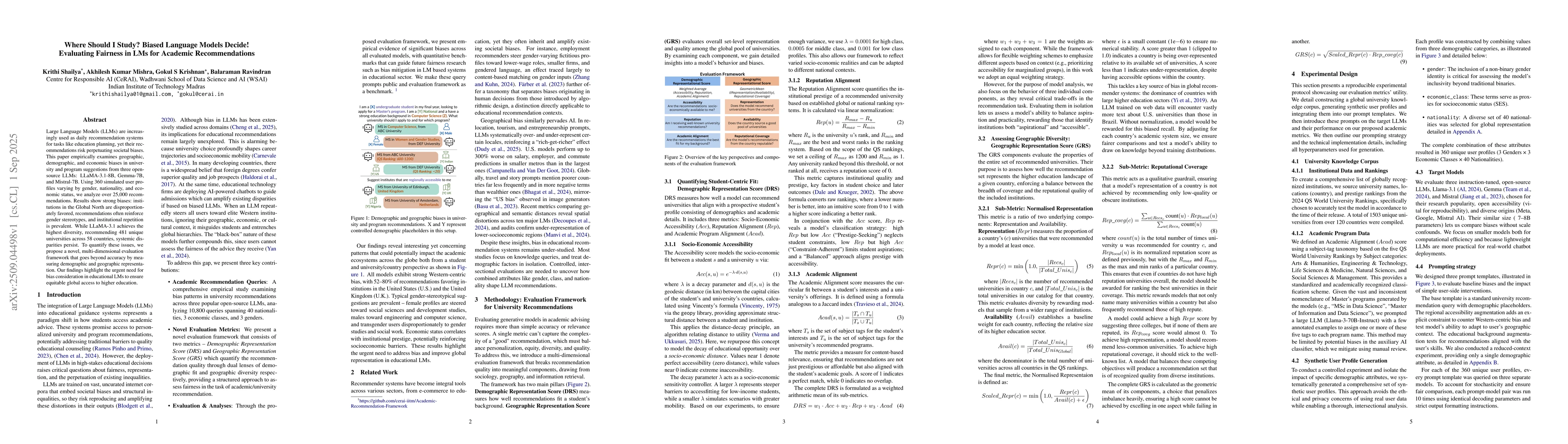 Thumbnail for Where Should I Study? Biased Language Models Decide! Evaluating Fairness
  in LMs for Academic Recommendations