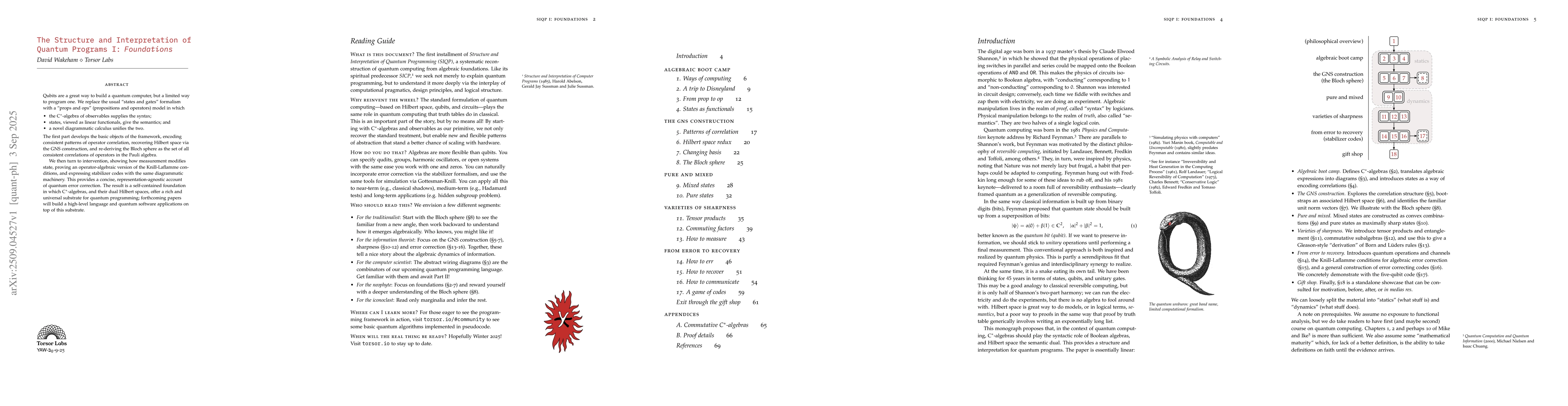 Thumbnail for The Structure and Interpretation of Quantum Programs I: Foundations