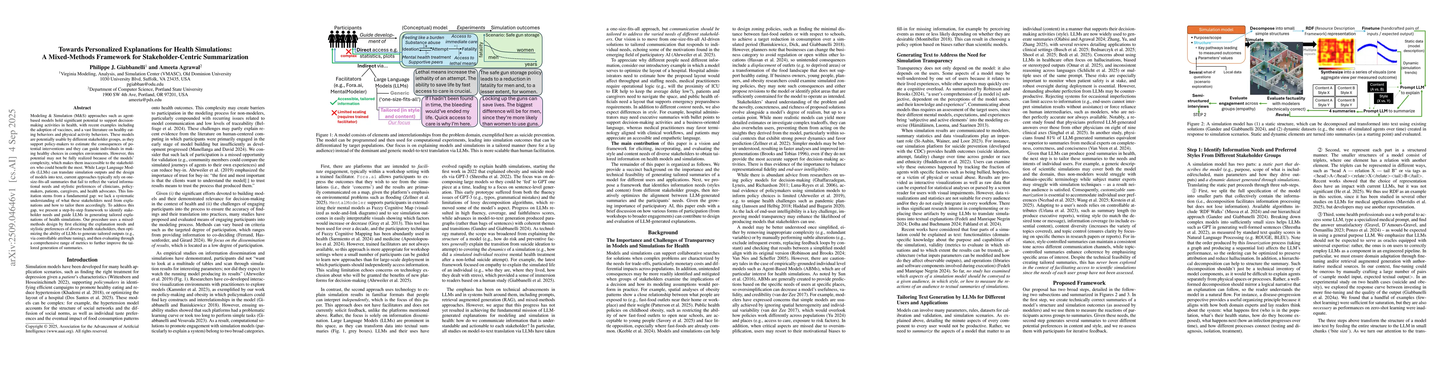 Thumbnail for Towards Personalized Explanations for Health Simulations: A
  Mixed-Methods Framework for Stakeholder-Centric Summarization