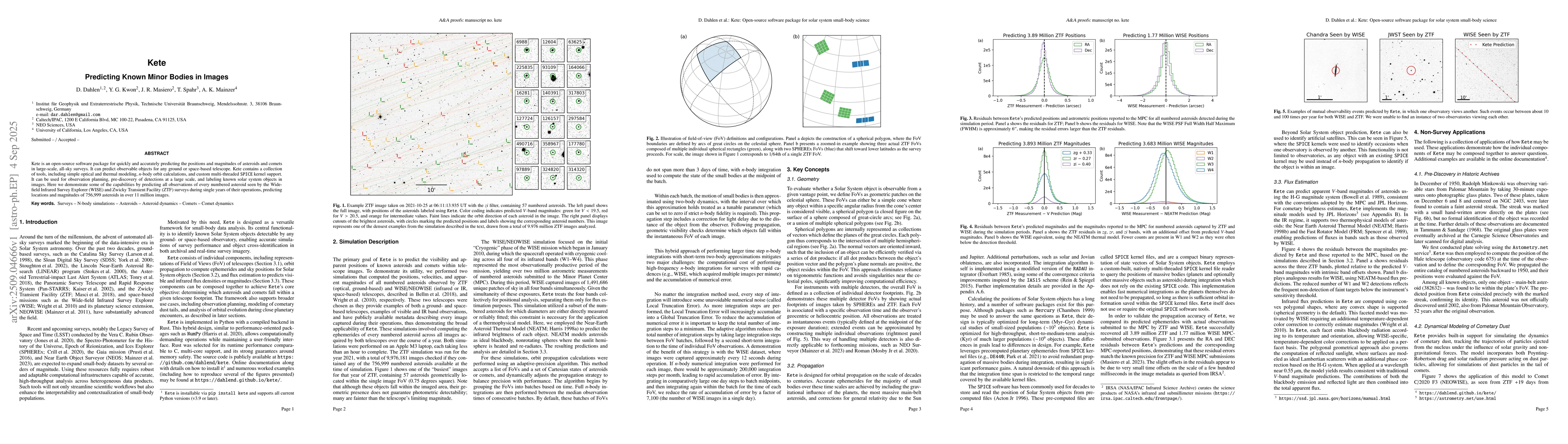 Thumbnail for Kete: Predicting Known Minor Bodies in Images