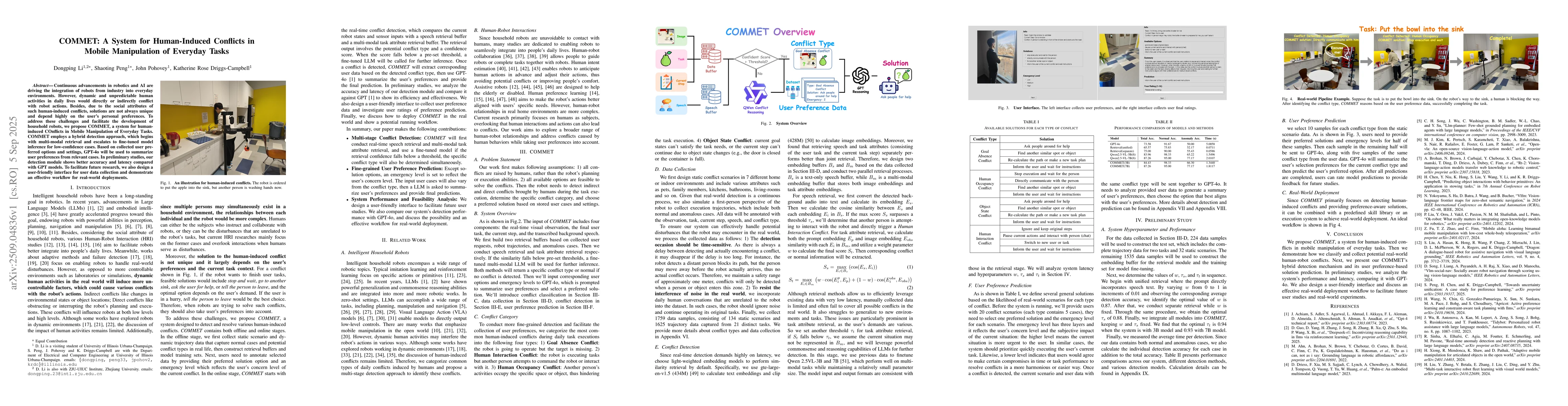 Thumbnail for COMMET: A System for Human-Induced Conflicts in Mobile Manipulation of
  Everyday Tasks