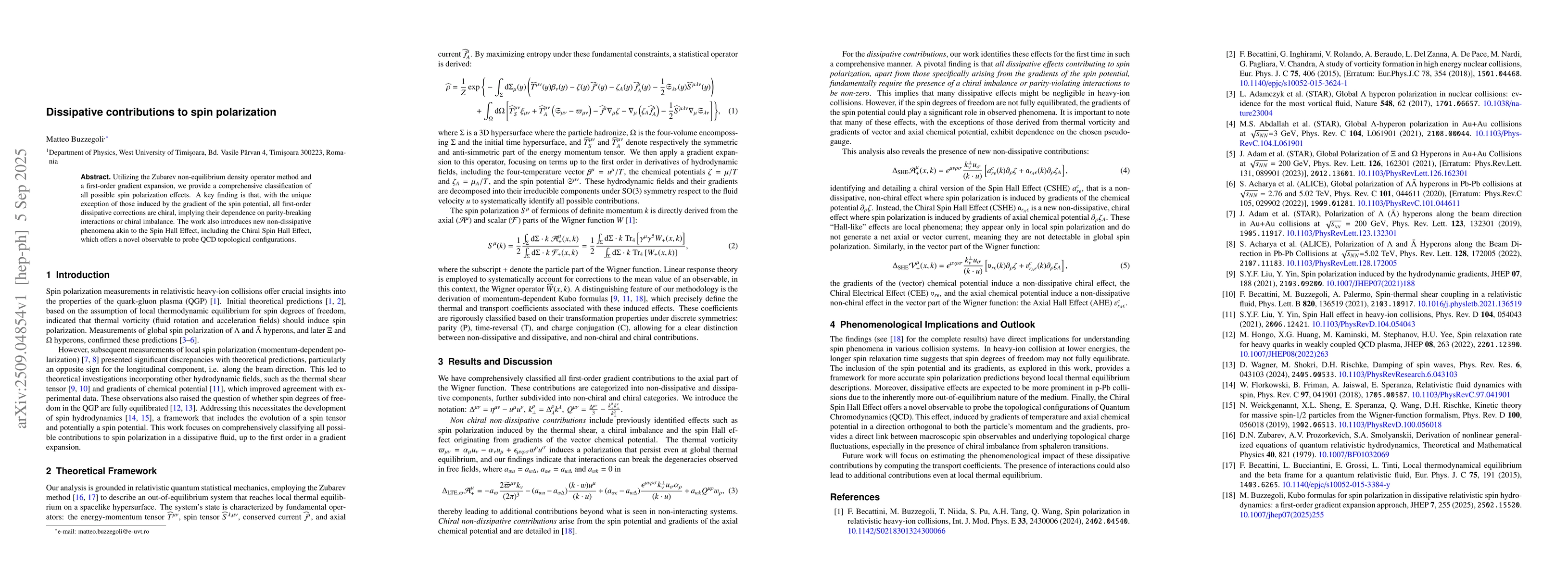 Thumbnail for Dissipative contributions to spin polarization