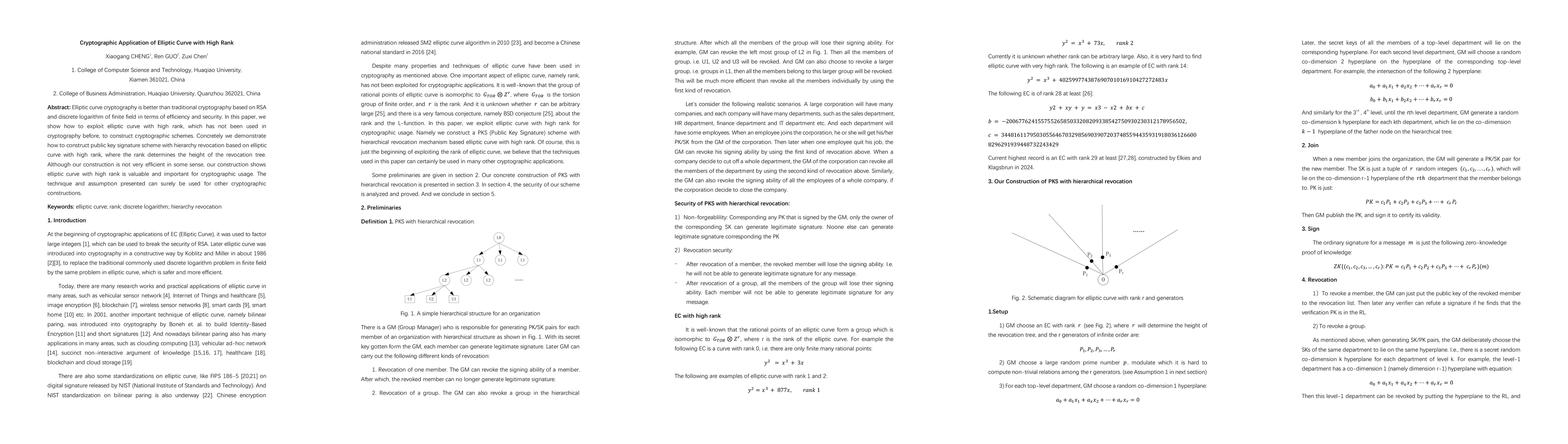 Thumbnail for Cryptographic Application of Elliptic Curve with High Rank