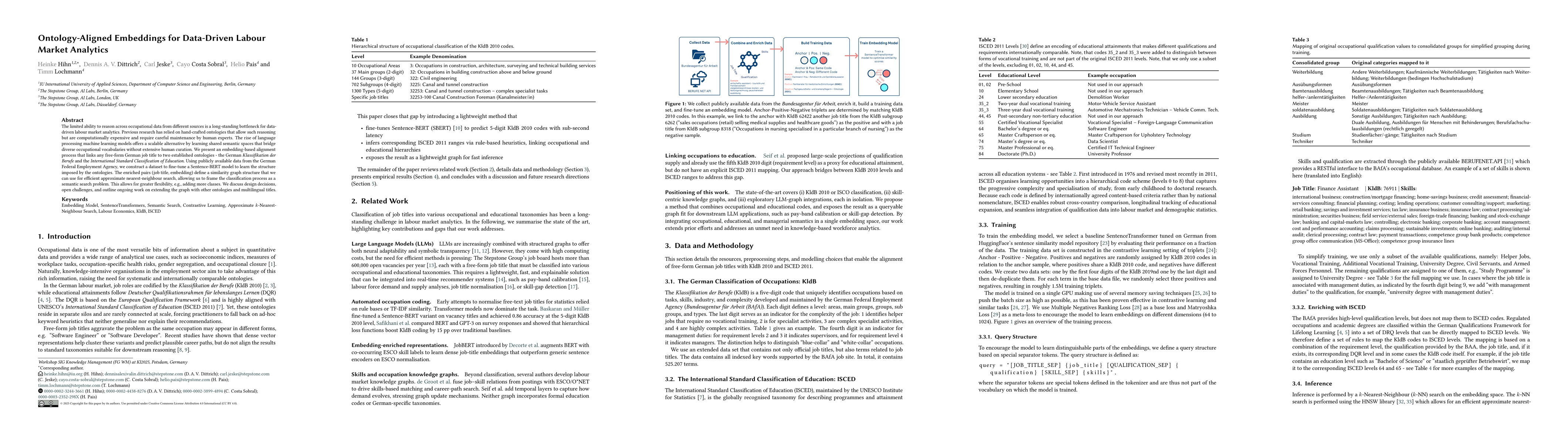 Thumbnail for Ontology-Aligned Embeddings for Data-Driven Labour Market Analytics