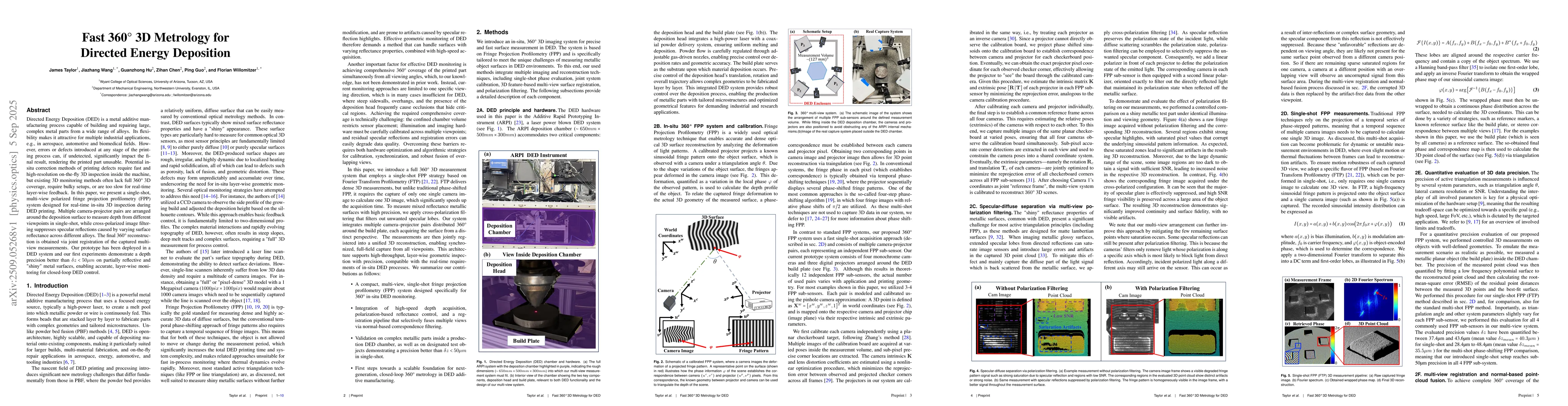 Thumbnail for Fast 360° 3D Metrology for Directed Energy Deposition