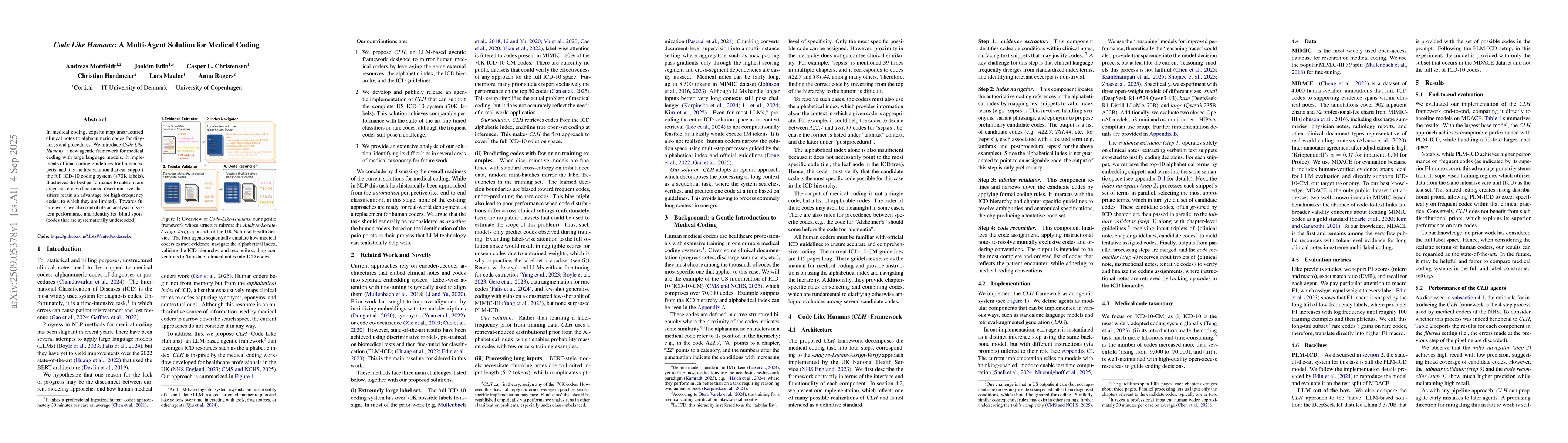 Thumbnail for Code Like Humans: A Multi-Agent Solution for Medical Coding