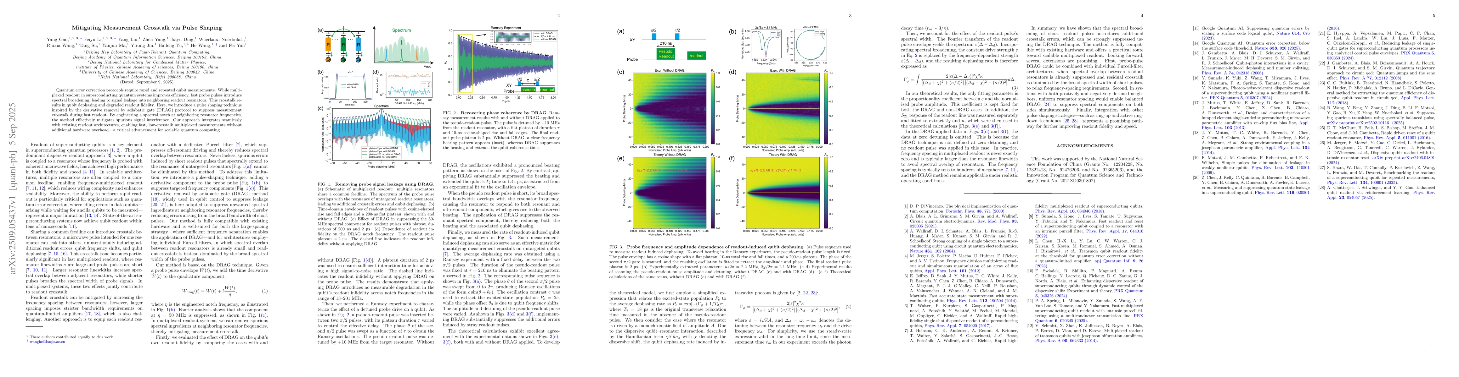 Thumbnail for Mitigating Measurement Crosstalk via Pulse Shaping