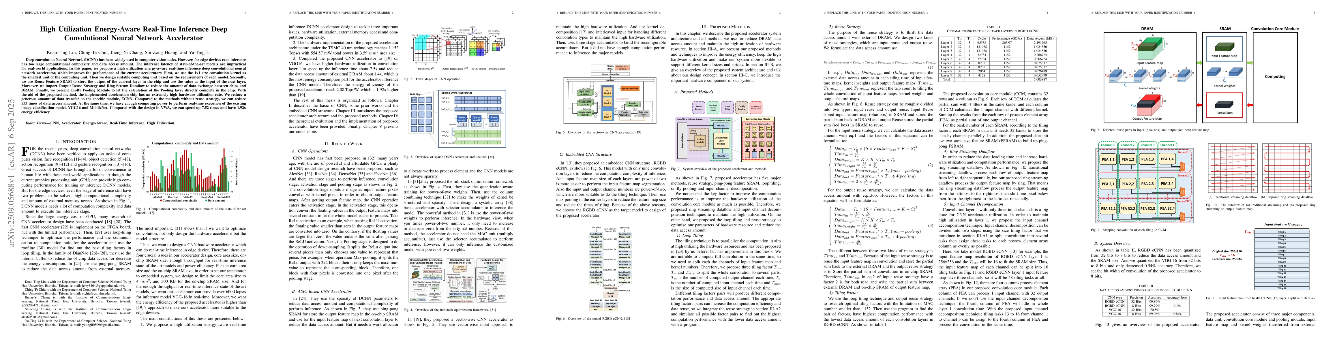 Thumbnail for High Utilization Energy-Aware Real-Time Inference Deep Convolutional
  Neural Network Accelerator