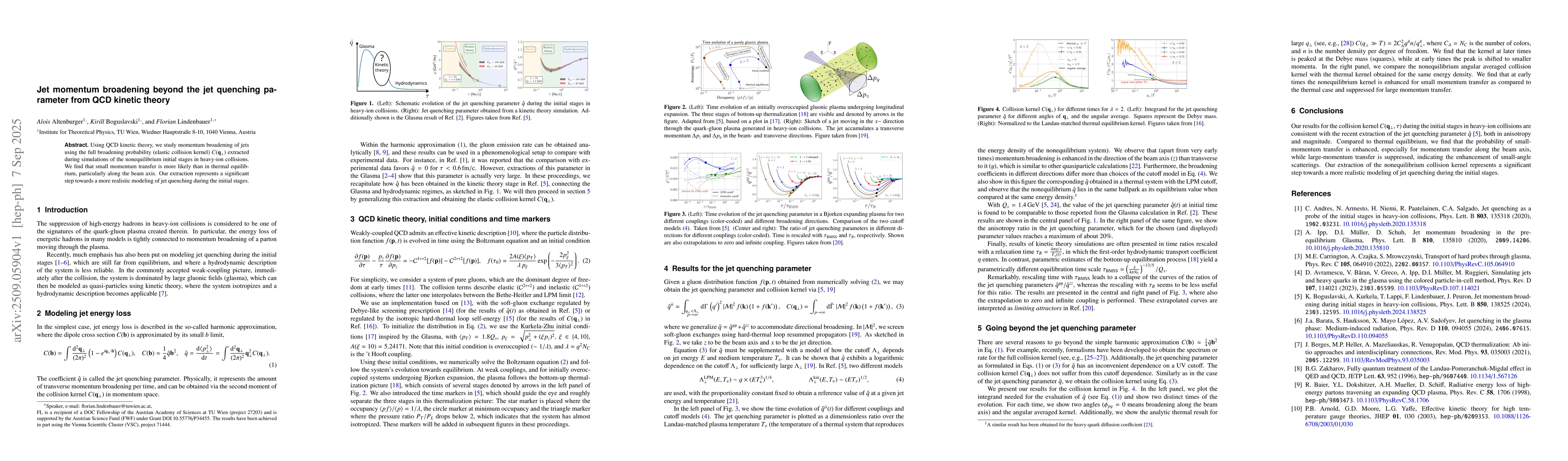 Thumbnail for Jet momentum broadening beyond the jet quenching parameter from QCD
  kinetic theory