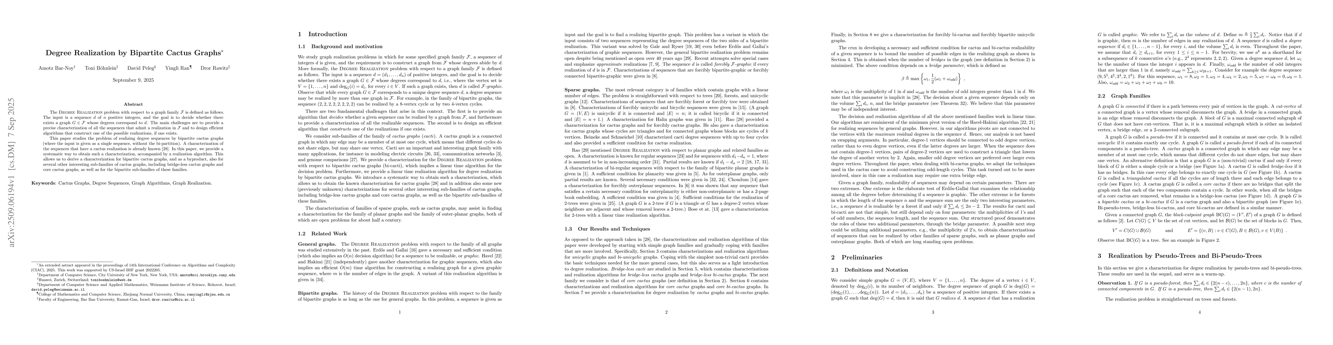 Thumbnail for Degree Realization by Bipartite Cactus Graphs