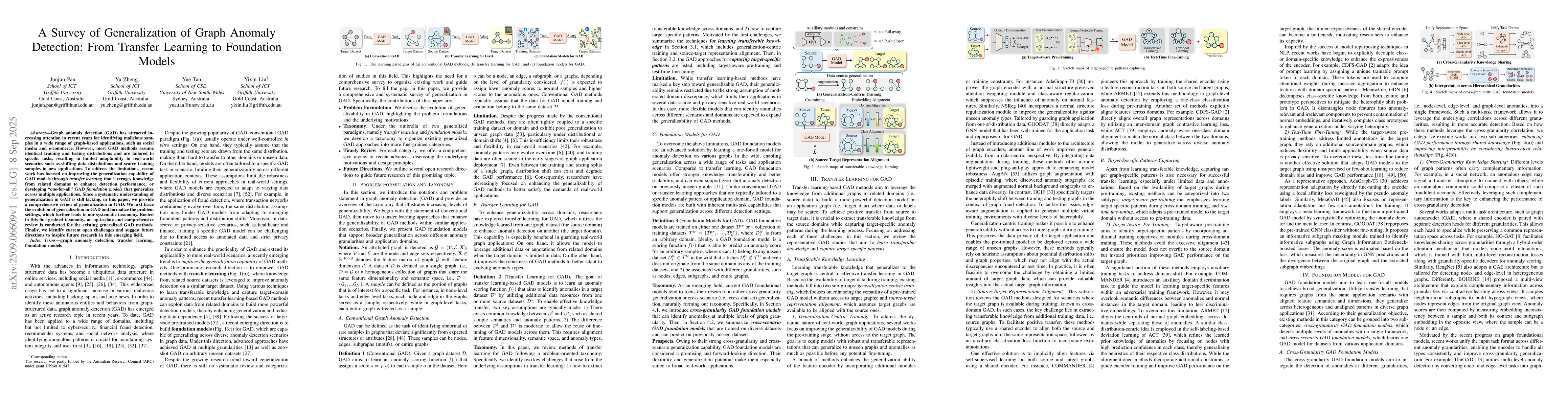 Thumbnail for A Survey of Generalization of Graph Anomaly Detection: From Transfer
  Learning to Foundation Models