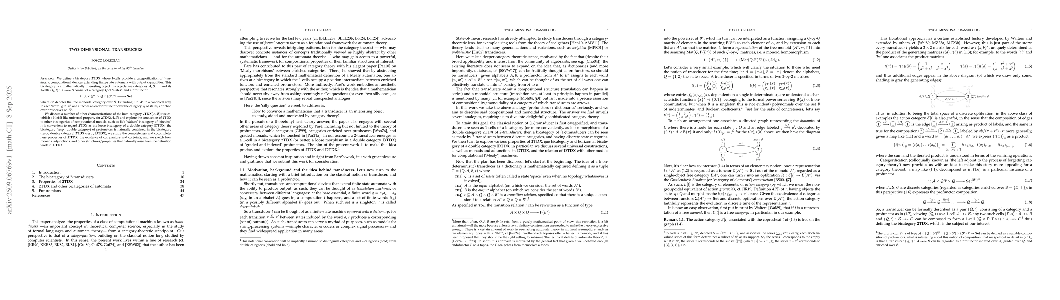 Thumbnail for Two-dimensional transducers