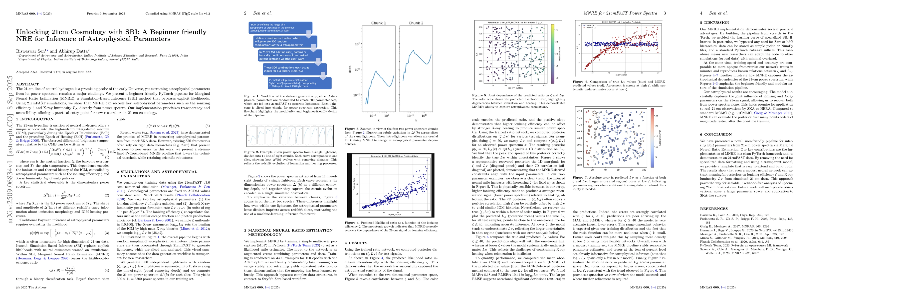 Thumbnail for Unlocking 21cm Cosmology with SBI: A Beginner friendly NRE for Inference
  of Astrophysical Parameters