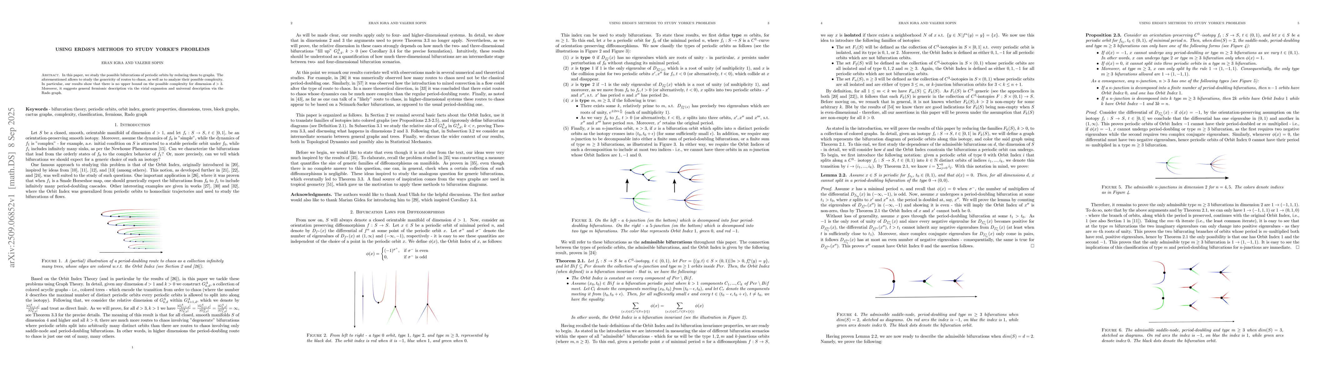 Thumbnail for Using Erdős's methods to study Yorke's problems