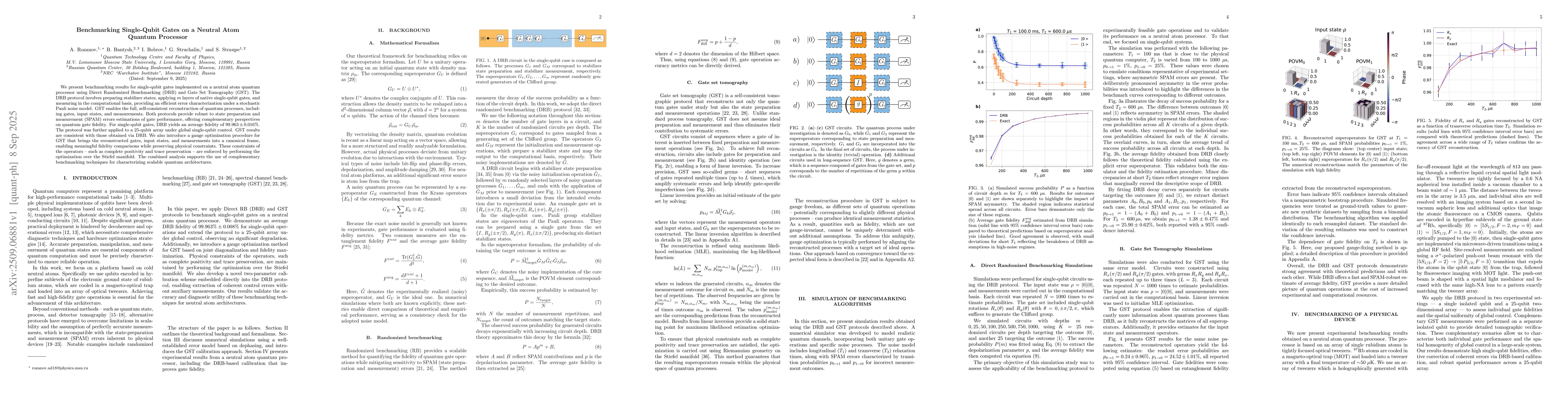 Thumbnail for Benchmarking Single-Qubit Gates on a Neutral Atom Quantum Processor
