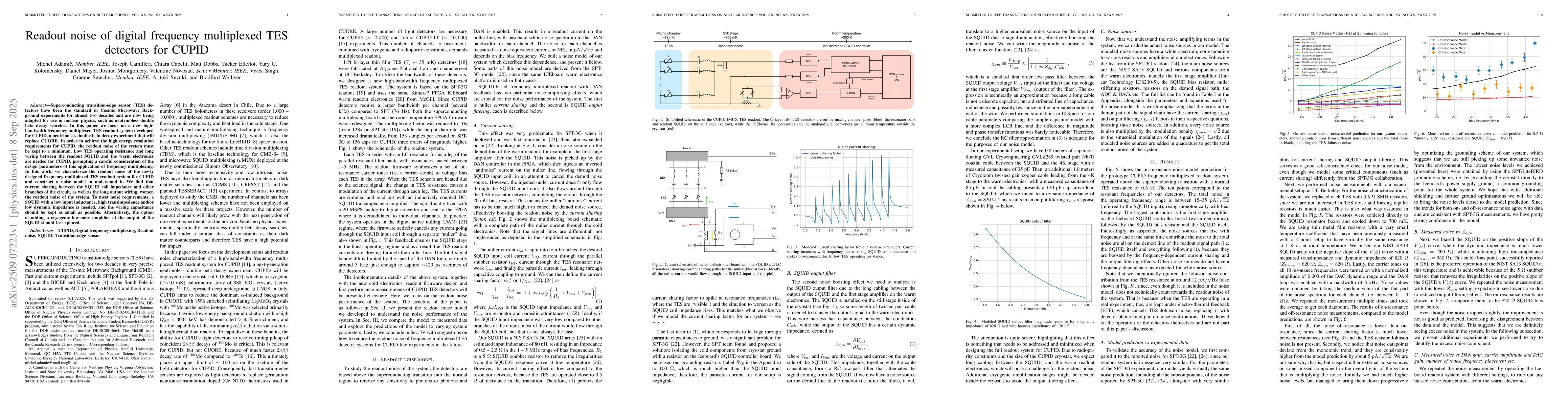 Thumbnail for Readout noise of digital frequency multiplexed TES detectors for CUPID
