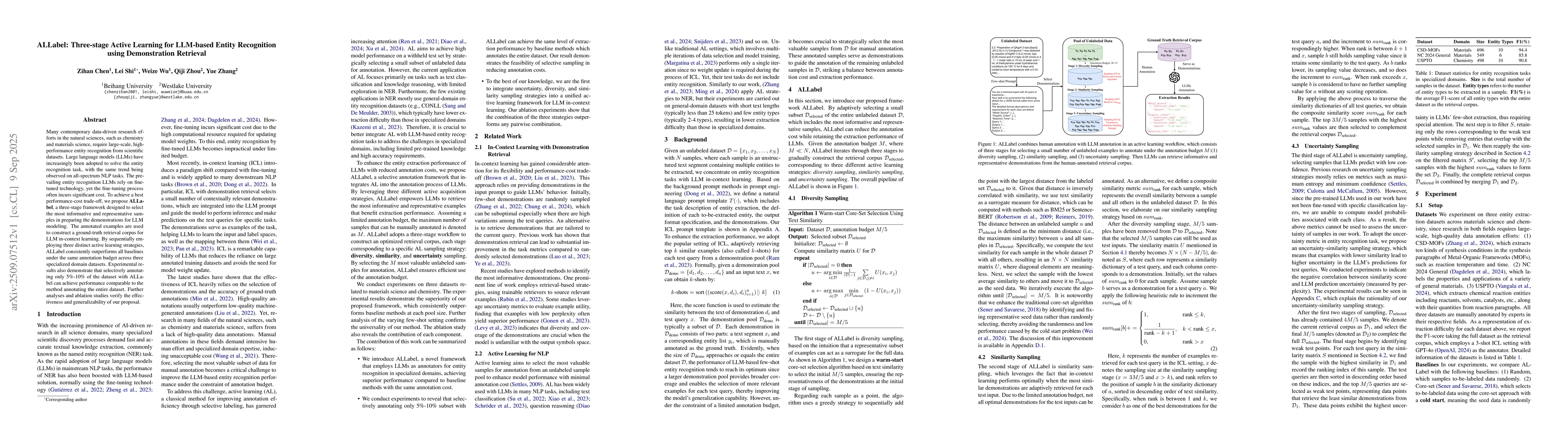 Thumbnail for ALLabel: Three-stage Active Learning for LLM-based Entity Recognition
  using Demonstration Retrieval