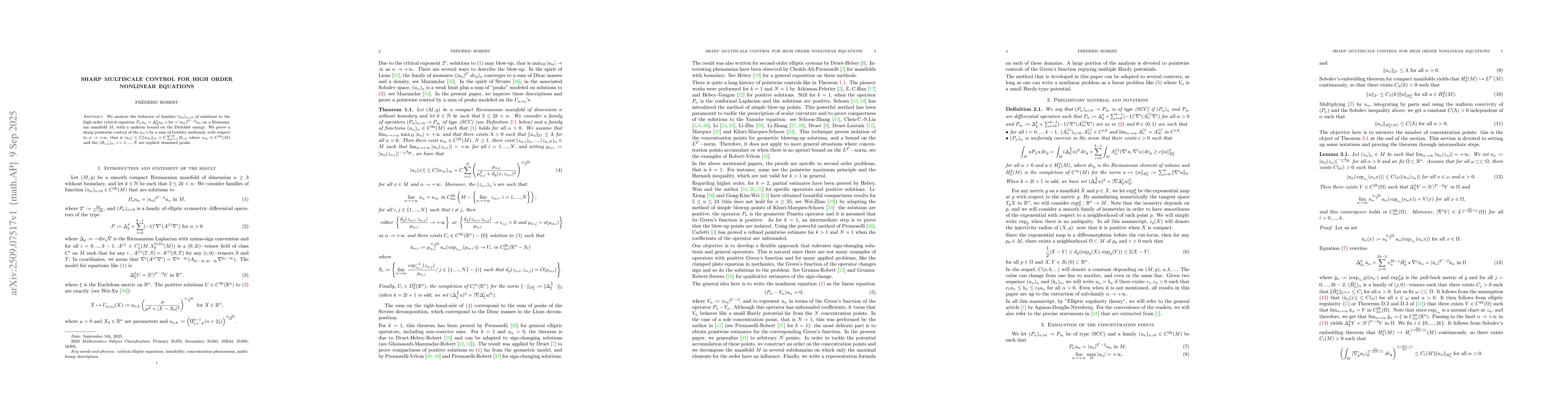 Thumbnail for Sharp multiscale control for high order nonlinear equations