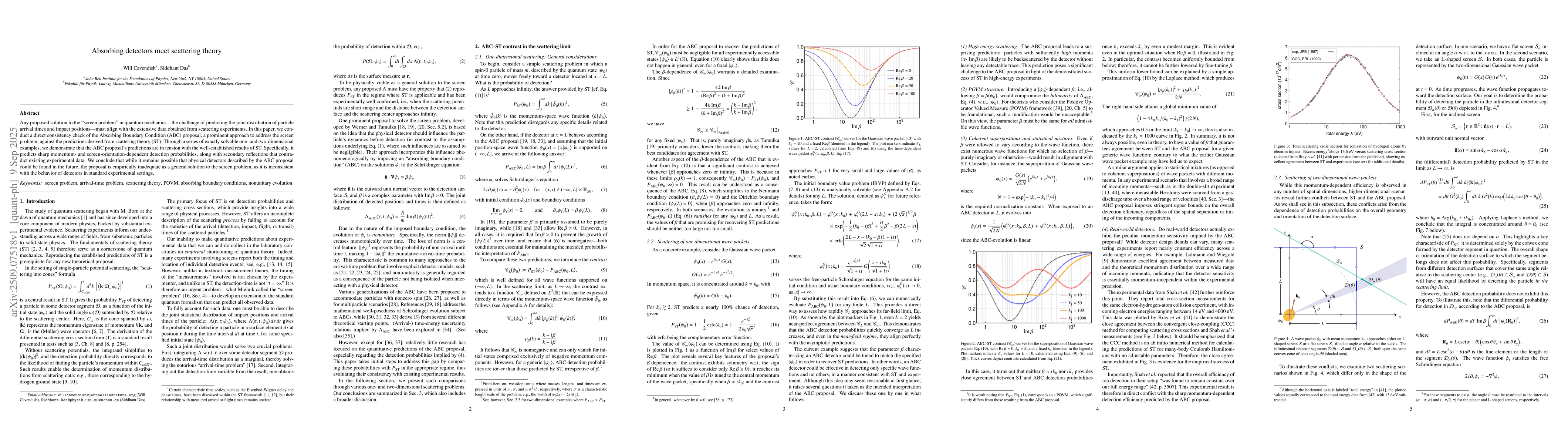 Thumbnail for Absorbing detectors meet scattering theory
