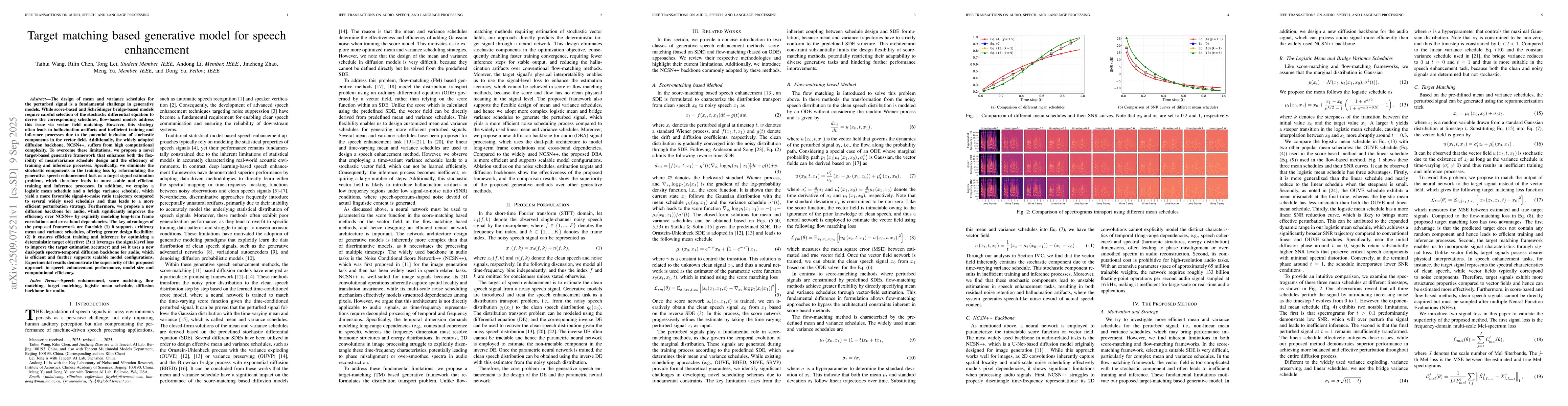 Thumbnail for Target matching based generative model for speech enhancement