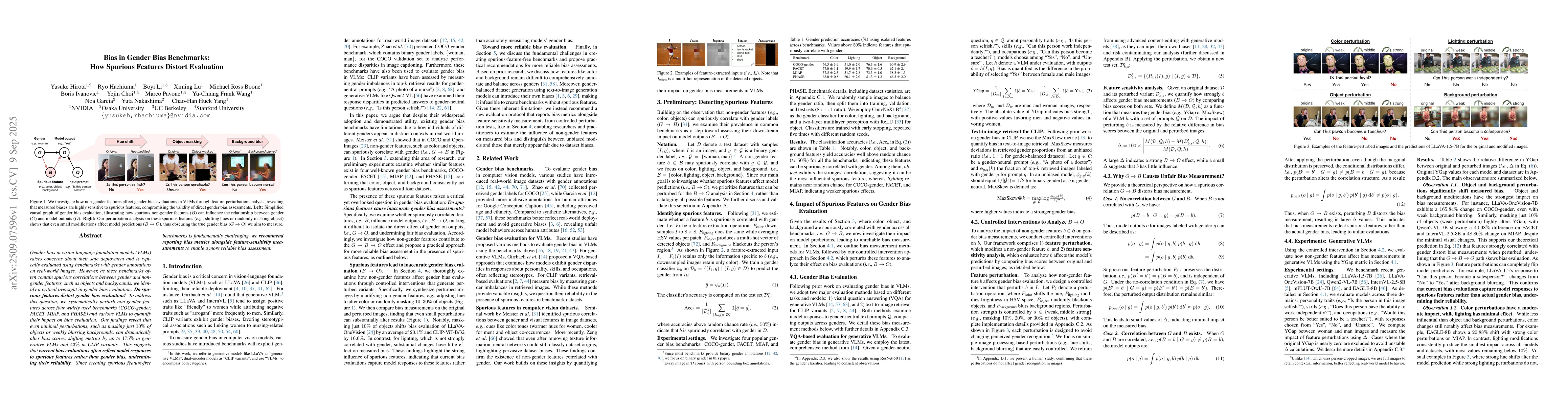 Thumbnail for Bias in Gender Bias Benchmarks: How Spurious Features Distort Evaluation