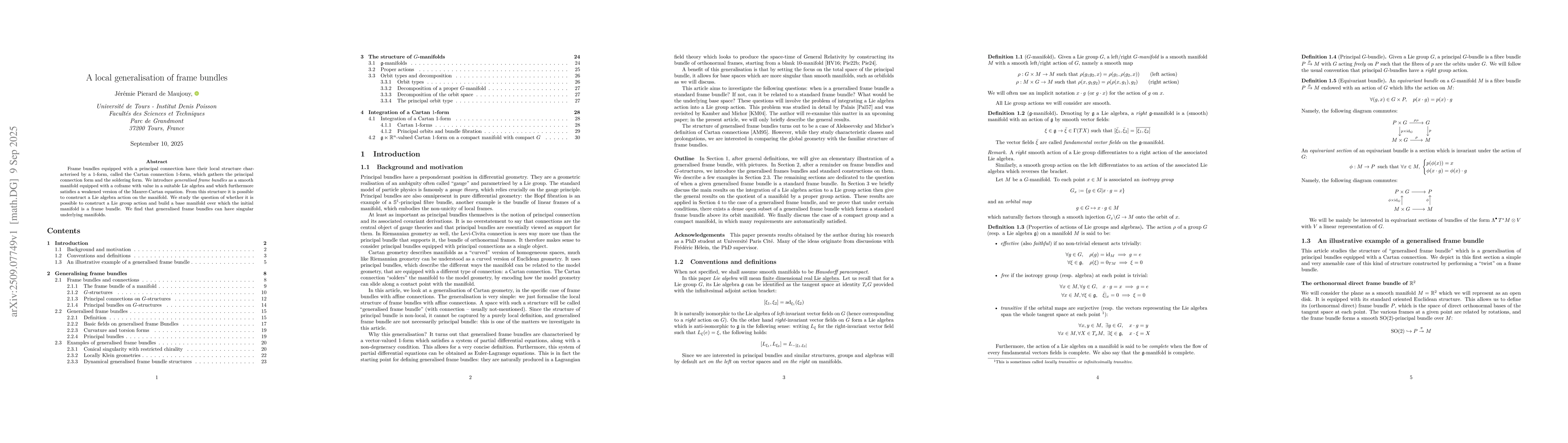 Thumbnail for A local generalisation of frame bundles