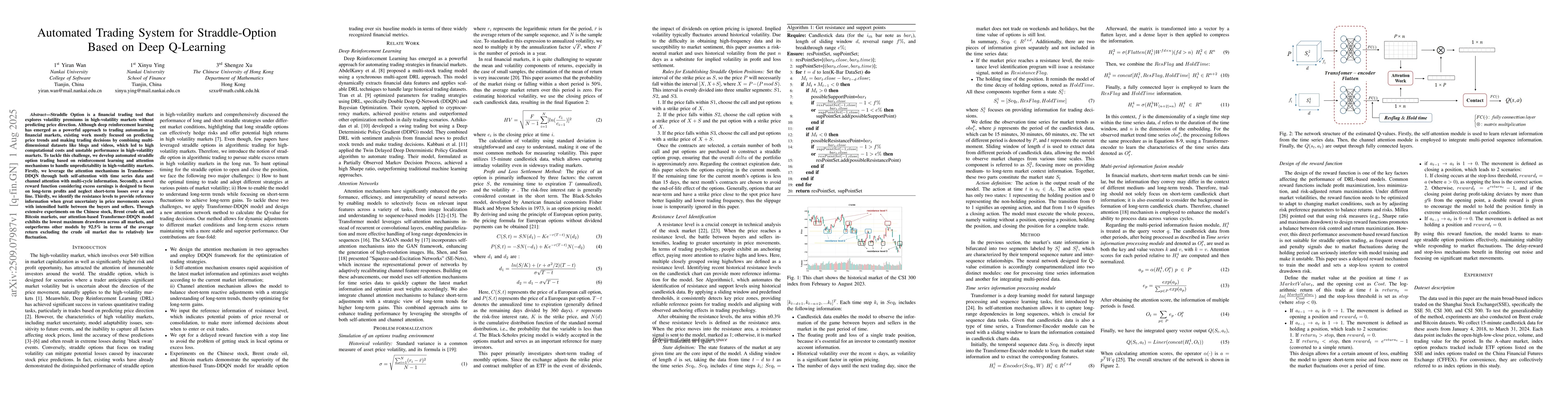 Thumbnail for Automated Trading System for Straddle-Option Based on Deep Q-Learning