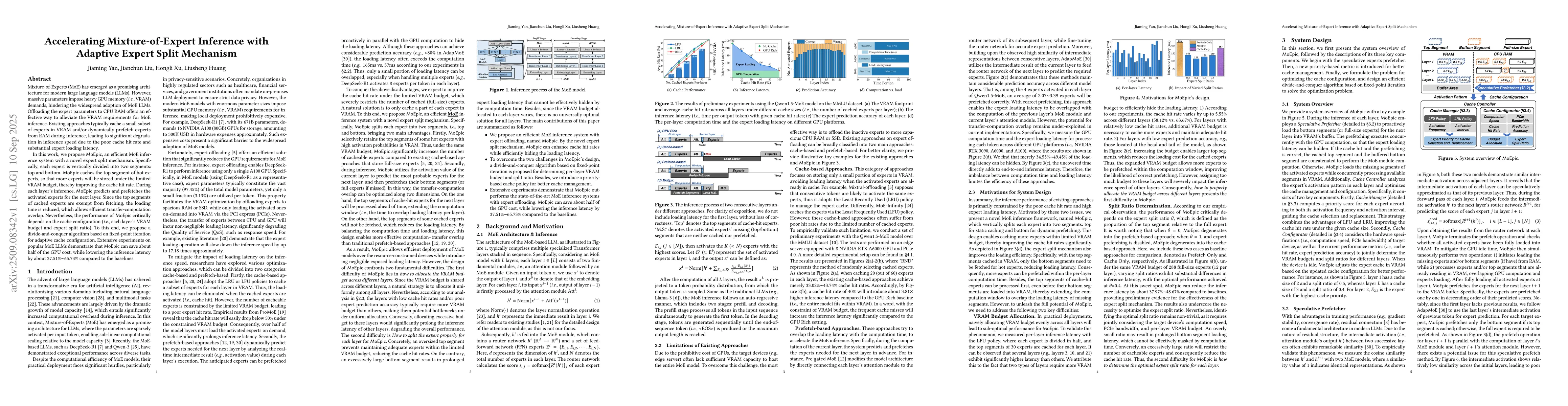 Thumbnail for Accelerating Mixture-of-Expert Inference with Adaptive Expert Split
  Mechanism