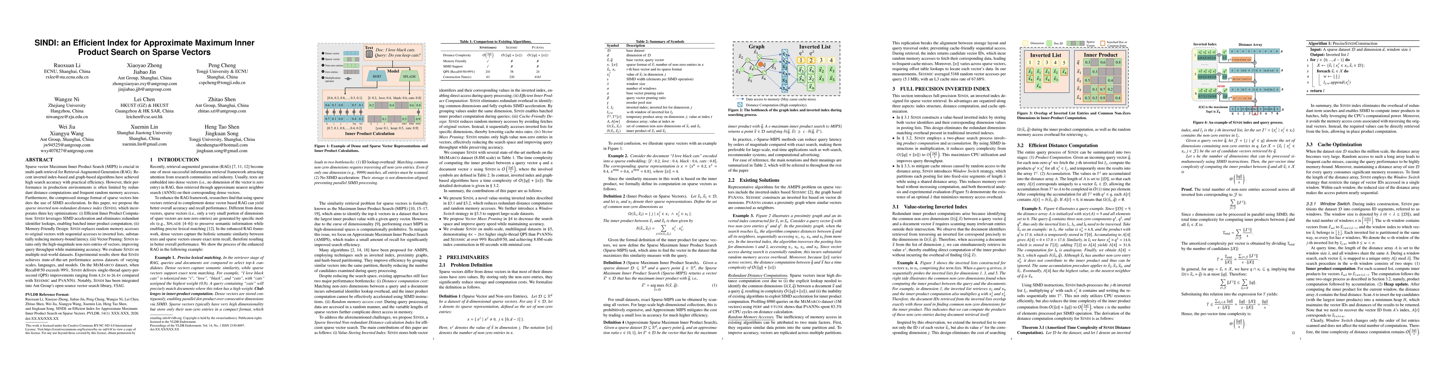 Thumbnail for SINDI: an Efficient Index for Approximate Maximum Inner Product Search
  on Sparse Vectors