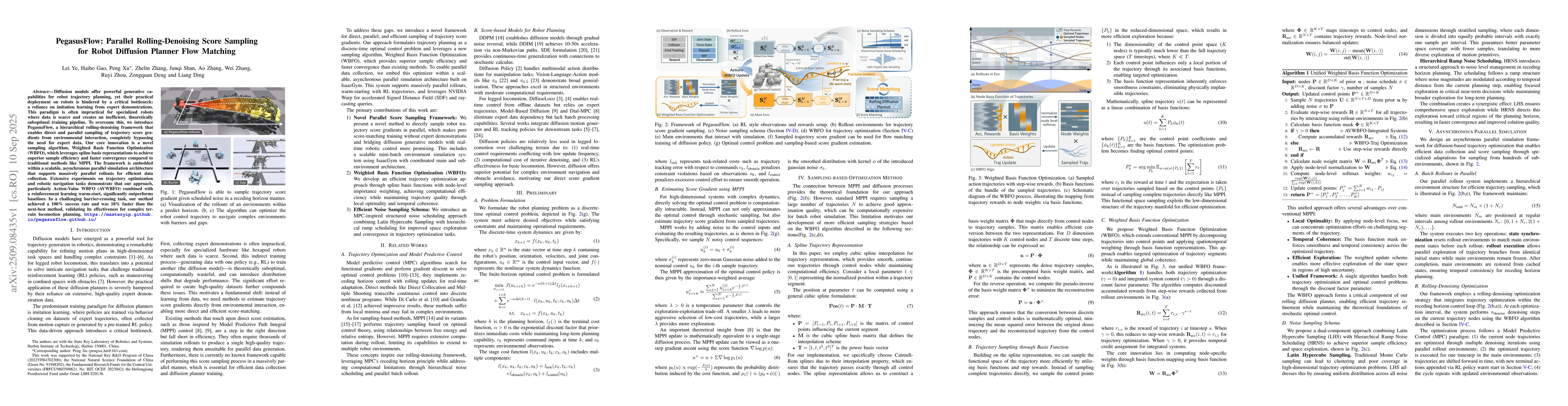 Thumbnail for PegasusFlow: Parallel Rolling-Denoising Score Sampling for Robot
  Diffusion Planner Flow Matching