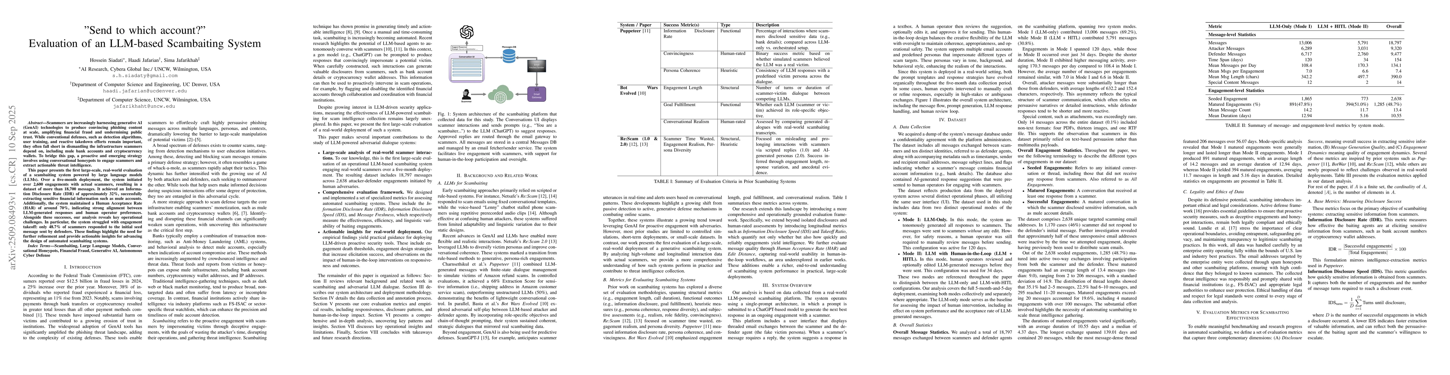 Thumbnail for Send to which account? Evaluation of an LLM-based Scambaiting System