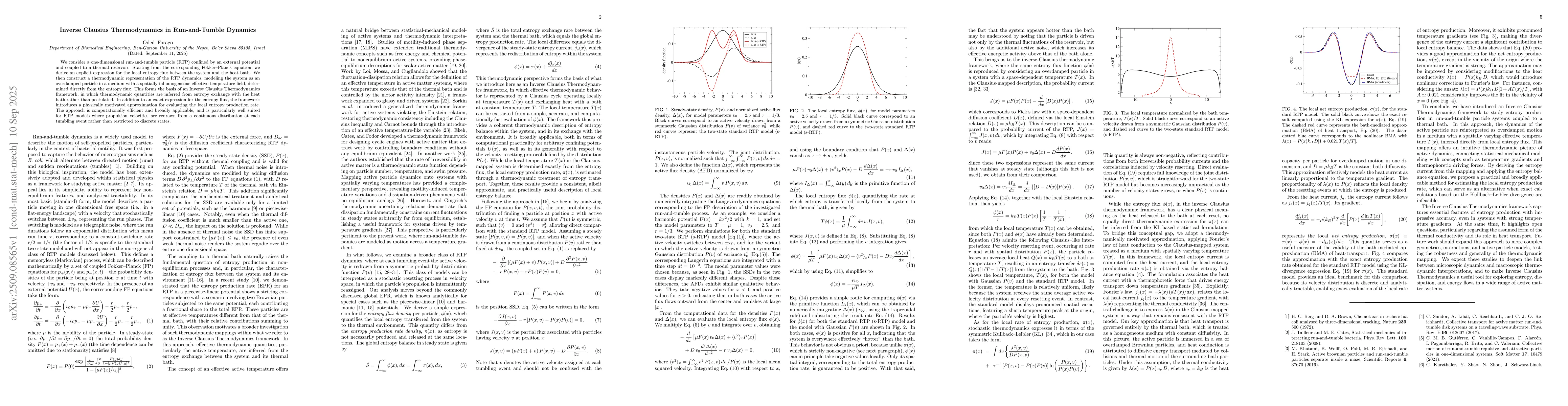 Thumbnail for Inverse Clausius Thermodynamics in Run-and-Tumble Dynamics